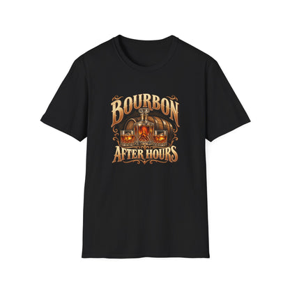Bourbon After Hours T-Shirt | Vintage Whiskey Lounge Tee