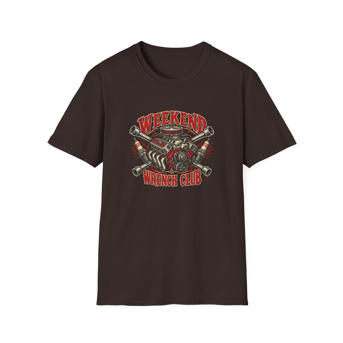 Weekend Wrench Club T-Shirt | Vintage Mechanic Garage Tee