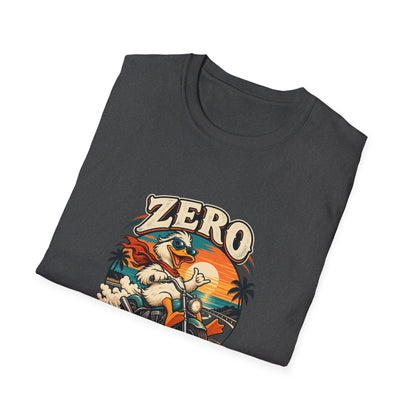 Zero Ducks Given T-Shirt | Funny Duck Motorcycle Tee