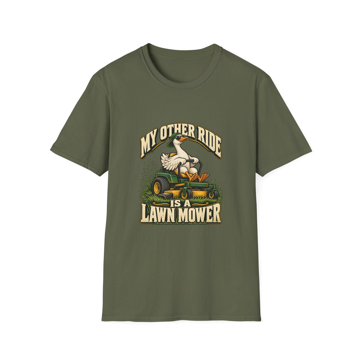 My Other Ride Is a Lawn Mower T-Shirt | Funny Goose Tee