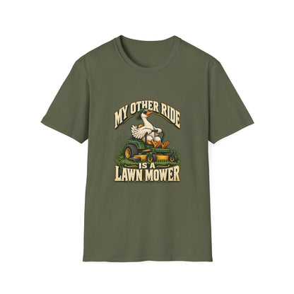 My Other Ride Is a Lawn Mower T-Shirt | Funny Goose Tee
