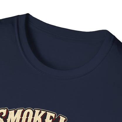 Smoke Low Aim High T-Shirt | Vintage BBQ Smoker Pitmaster Tee