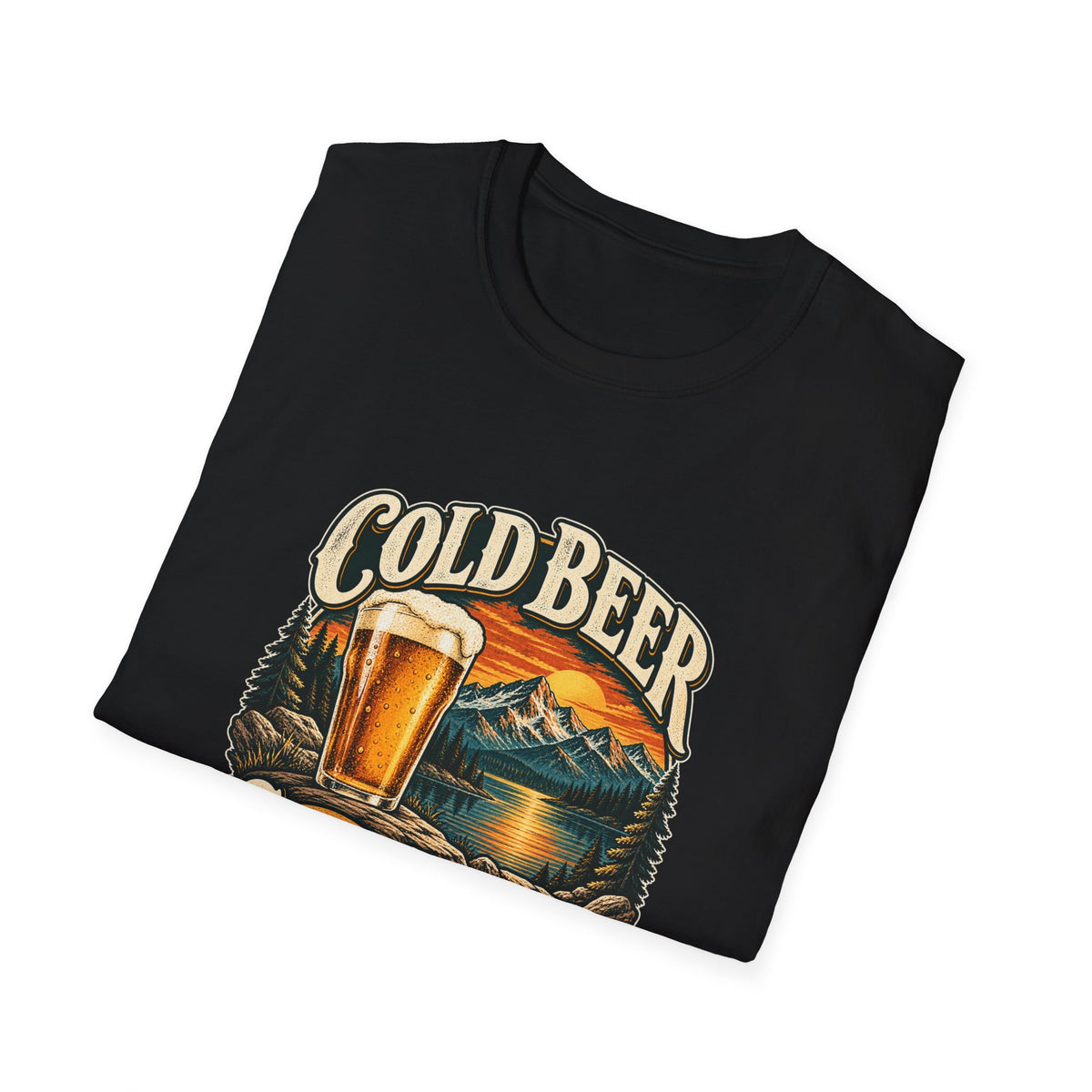 Cold Beer Good Company T-Shirt | Mountain Lake Graphic Tee
