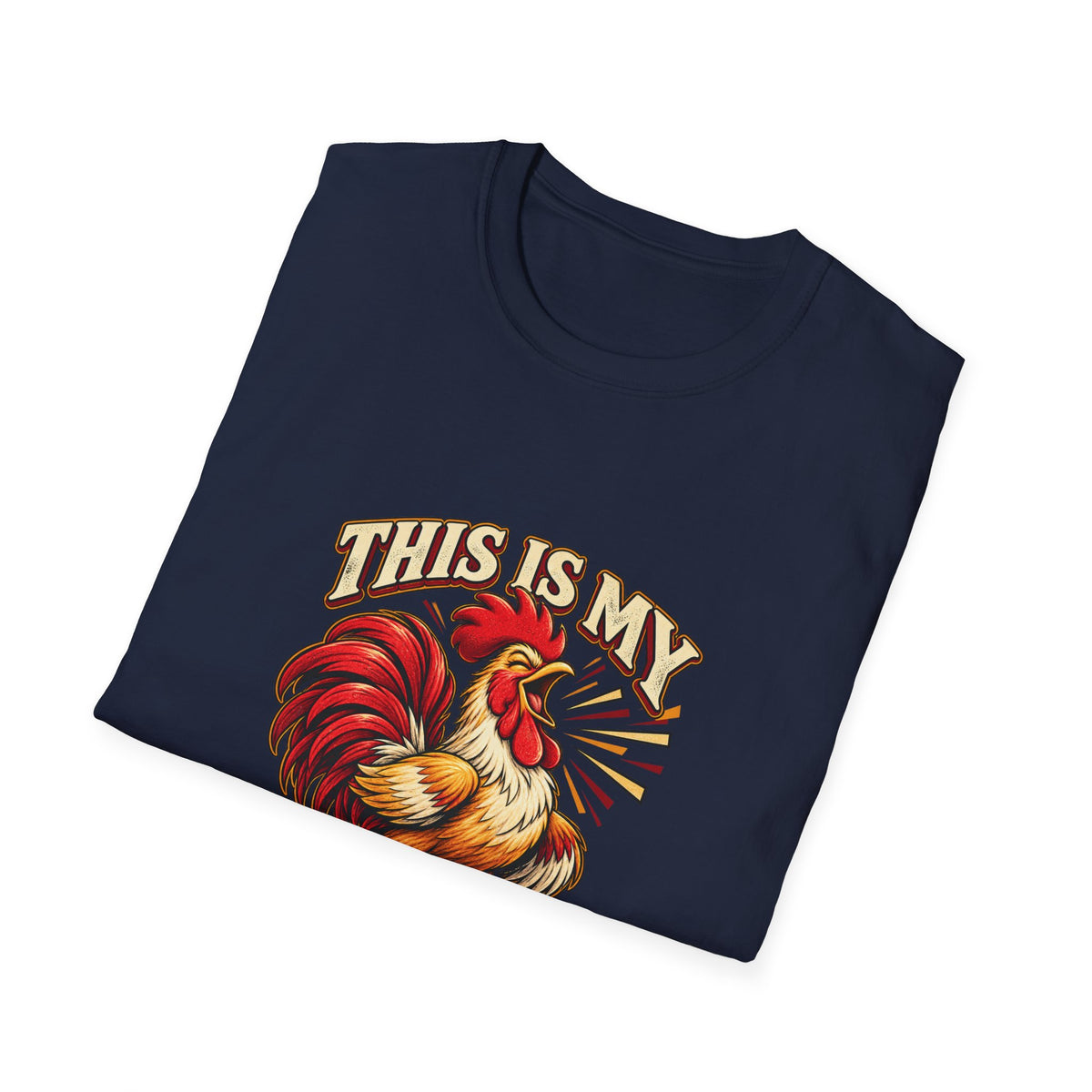This Is My Outside Voice T-Shirt | Funny Rooster Tee
