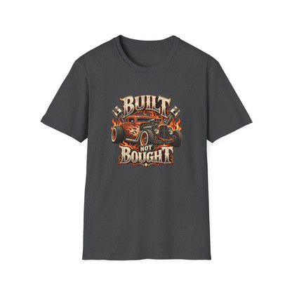 Built Not Bought T-Shirt | Vintage Rat Rod Garage Tee