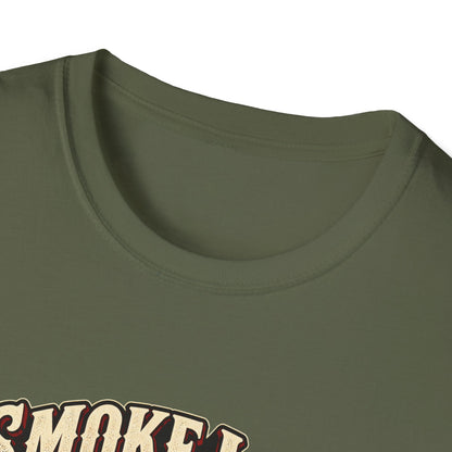 Smoke Low Aim High T-Shirt | Vintage BBQ Smoker Pitmaster Tee