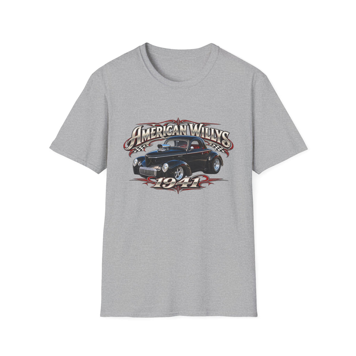 American Willys 1941 Classic Car Graphic T-Shirt