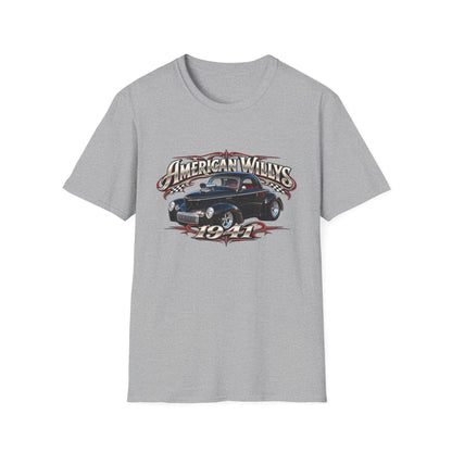 American Willys 1941 Classic Car Graphic T-Shirt