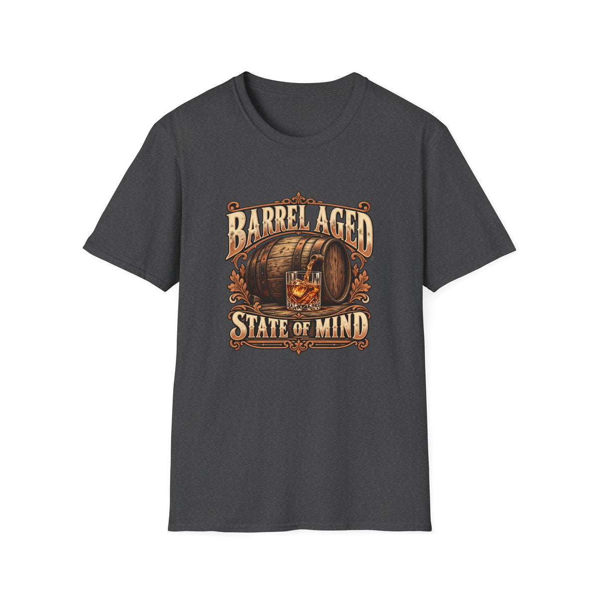Barrel Aged State of Mind T-Shirt | Vintage Bourbon Whiskey Tee