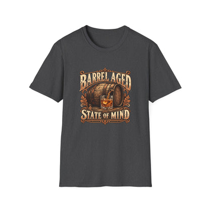 Barrel Aged State of Mind T-Shirt | Vintage Bourbon Whiskey Tee