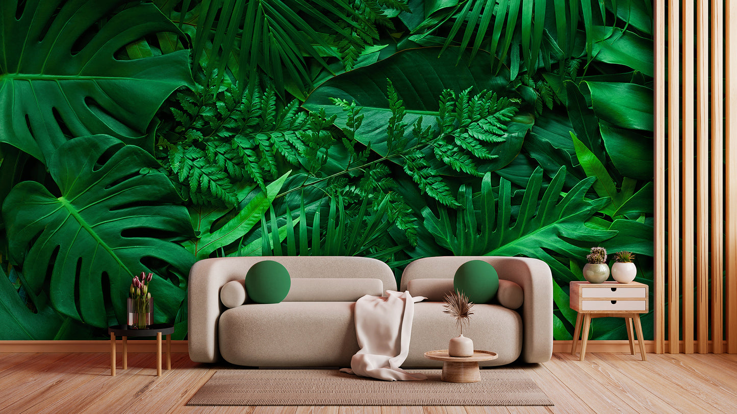 Leaves Design 055 Wall Mural Wallpaper