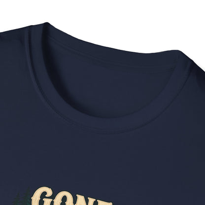 Gone Fishing Problems Can Wait T-Shirt | Funny Otter Tee