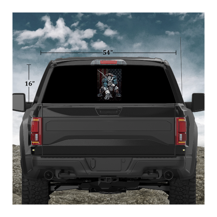 Design your own full coverage rear window graphic