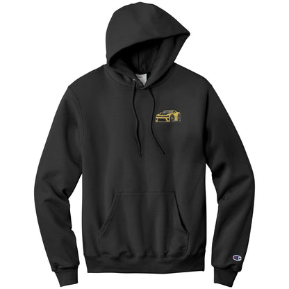 5th Generation Yellow Camaro Champion Pullover Hoodie