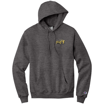 5th Generation Yellow Camaro Champion Pullover Hoodie