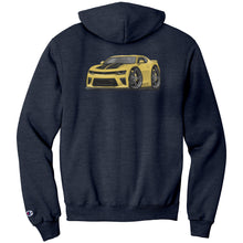 5th Generation Yellow Camaro Champion Pullover Hoodie