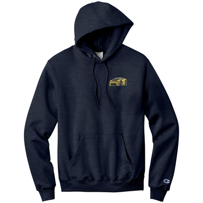 5th Generation Yellow Camaro Champion Pullover Hoodie