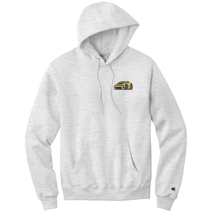 5th Generation Yellow Camaro Champion Pullover Hoodie