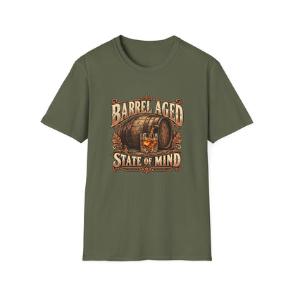 Barrel Aged State of Mind T-Shirt | Vintage Bourbon Whiskey Tee