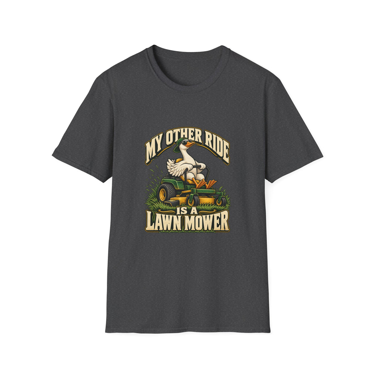 My Other Ride Is a Lawn Mower T-Shirt | Funny Goose Tee