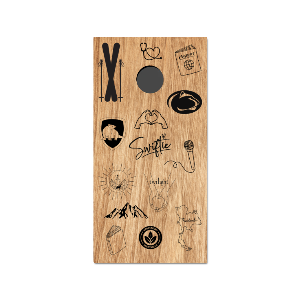 DESIGN YOUR OWN CORNHOLE Decal Wrap