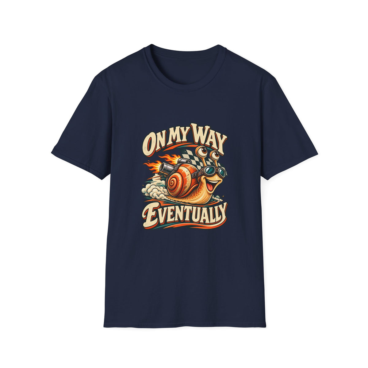 On My Way Eventually T-Shirt | Funny Racing Snail Tee