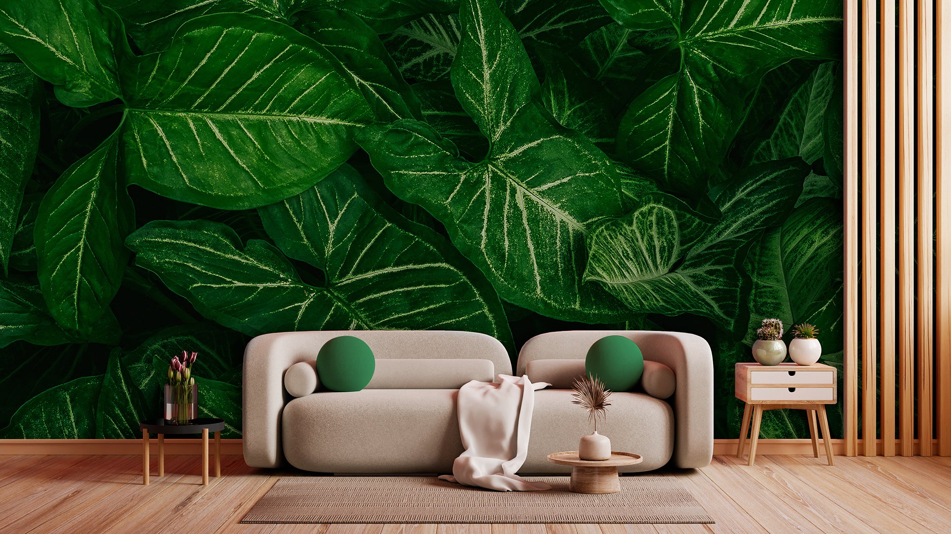 Leaves Design 072 Wall Mural Wallpaper