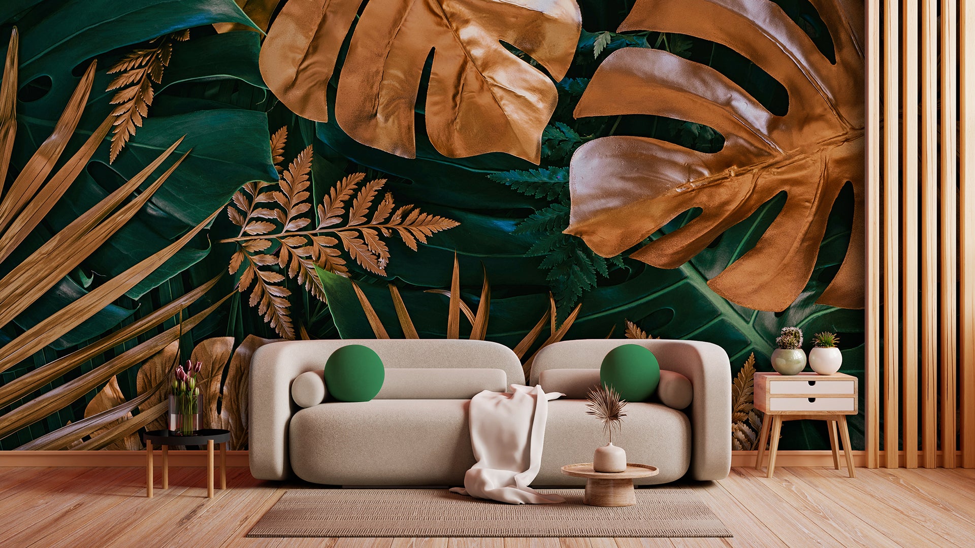 Leaves Design 080 Wall Mural Wallpaper