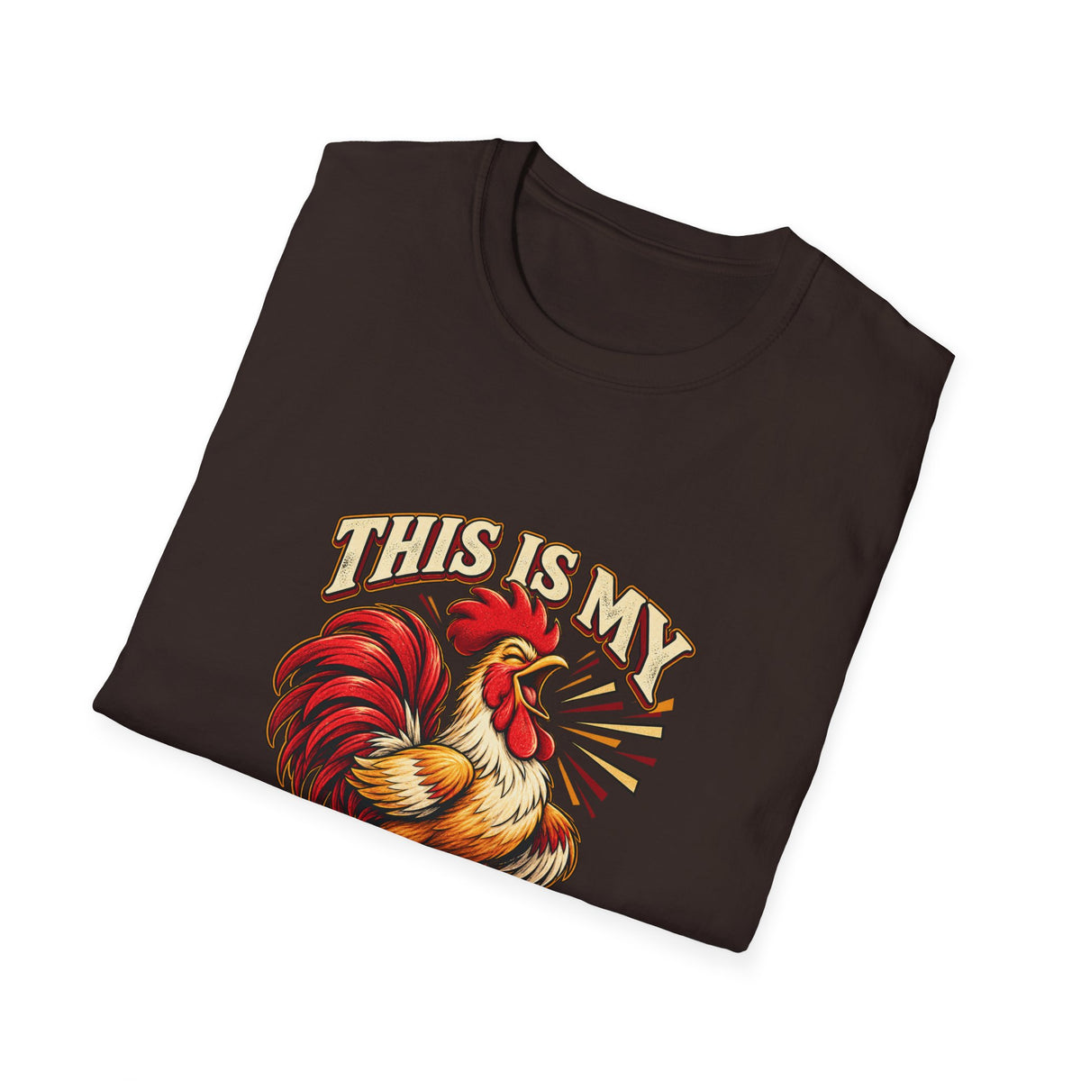 This Is My Outside Voice T-Shirt | Funny Rooster Tee