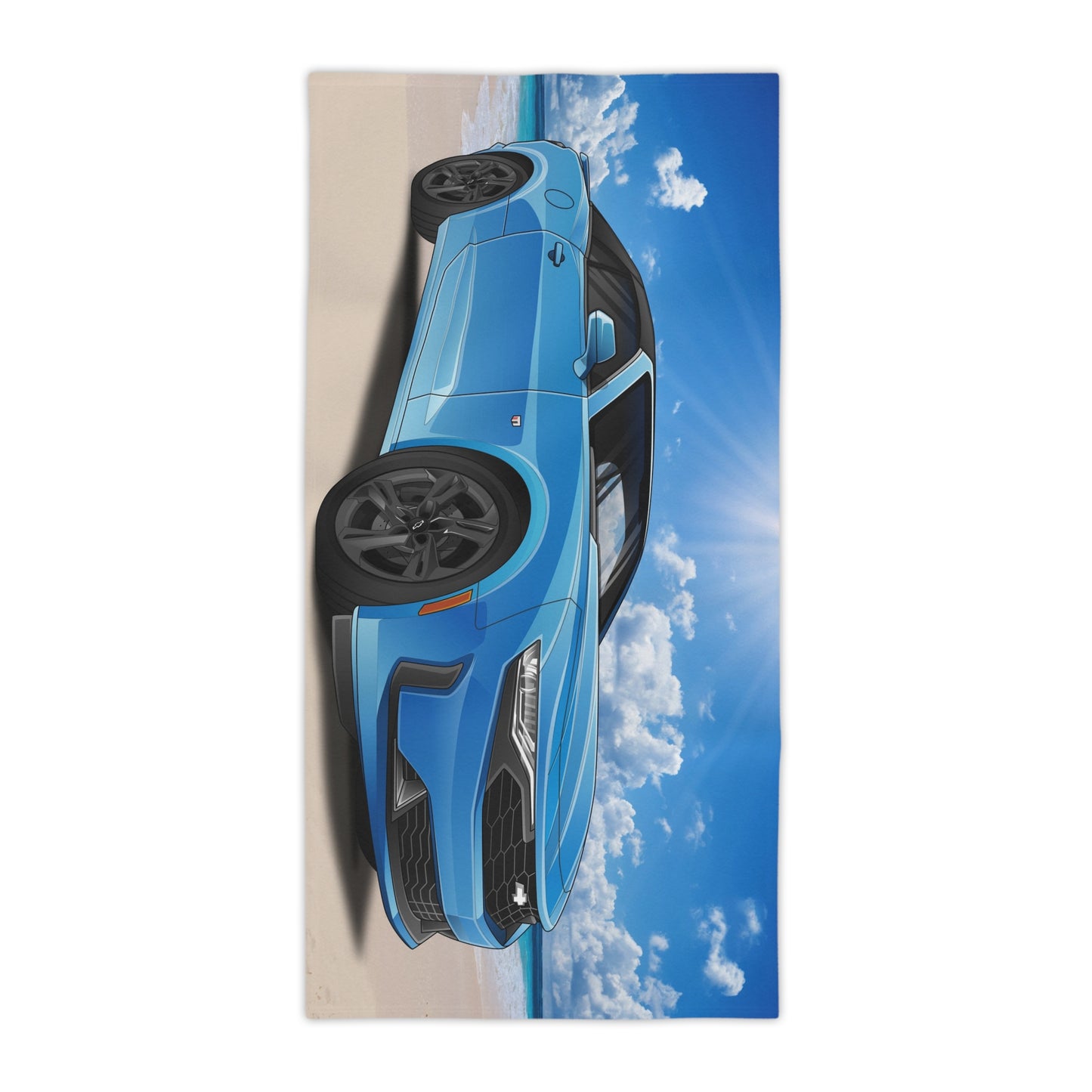 2023 Convertible Car Art Beach Towels