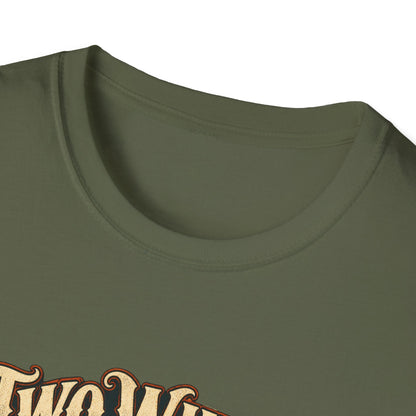 Two Wheels No Worries T-Shirt | Vintage Cruiser Motorcycle Tee