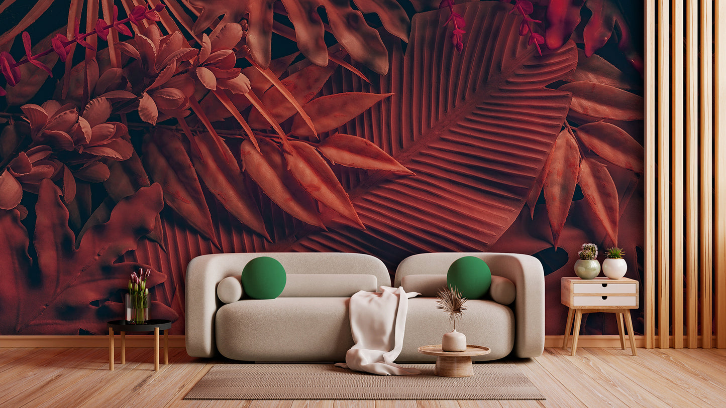 Leaves Design 088 Wall Mural Wallpaper