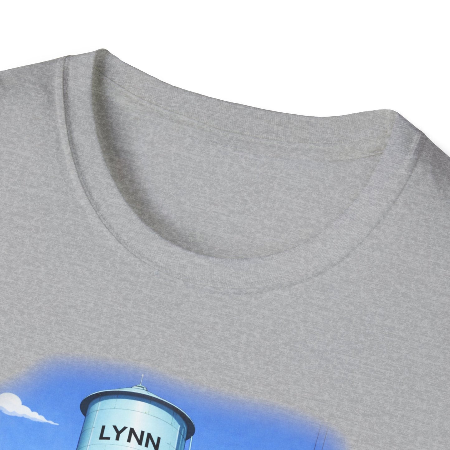 Lynn Water Tower T-Shirt — Cartoon Lynn Water Tower Design