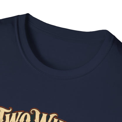 Two Wheels No Worries T-Shirt | Vintage Cruiser Motorcycle Tee