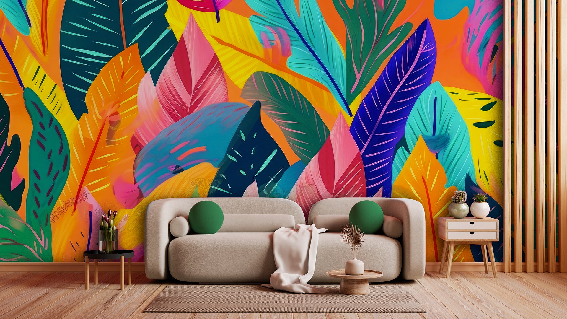 Leaves Design 097 Wall Mural Wallpaper
