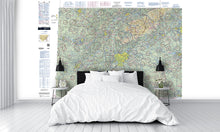 Aeronautical Chart Atlanta Wall Mural
