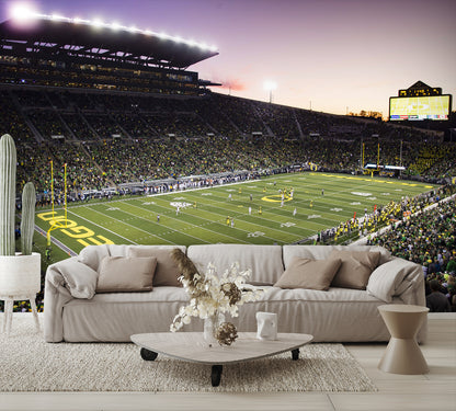 Autzen Oregon Football Stadium Wallpaper Mural