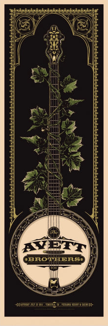 Custom Avett Brothers Banjo Decal