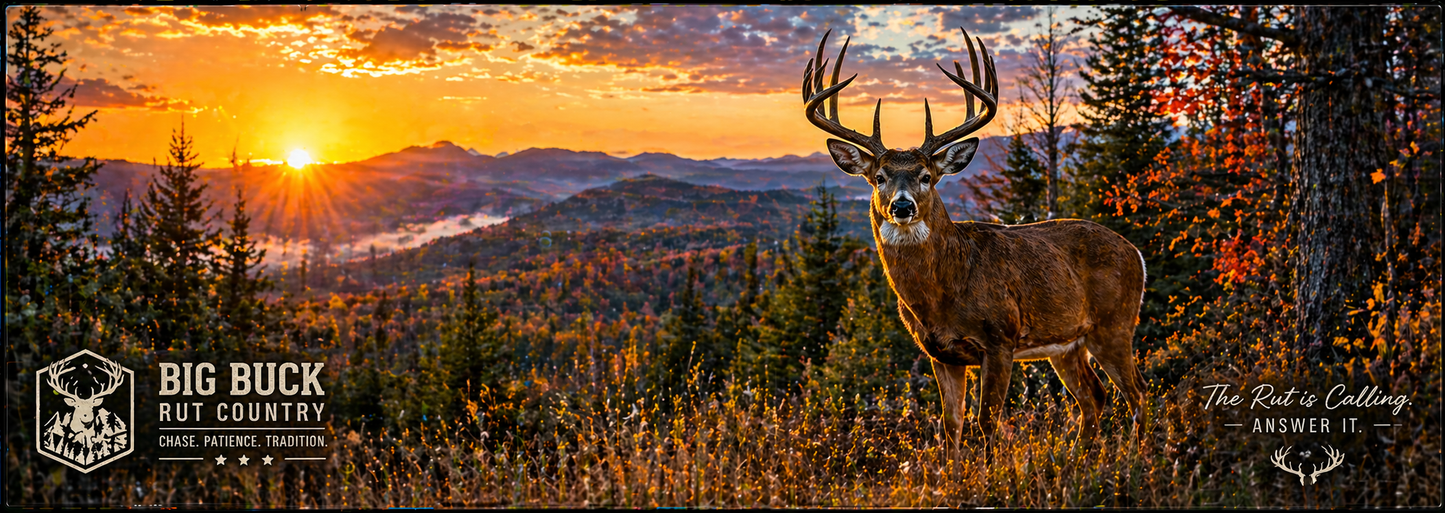 Big Buck Rut Country Desk Mat