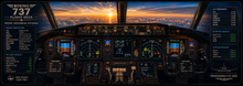 Boeing Airliner Flight Deck Desk Mat