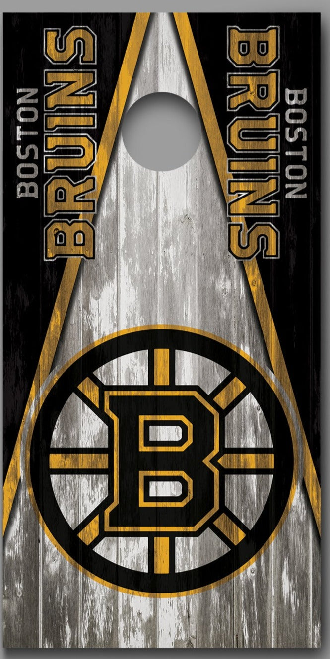Boston Bruins Corn hole Board Decal Wrap