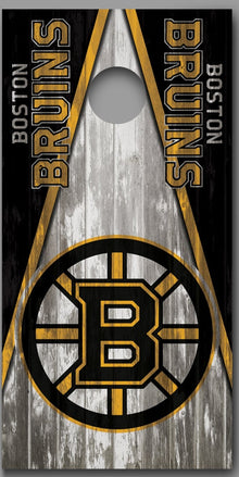Boston Bruins Corn hole Board Decal Wrap