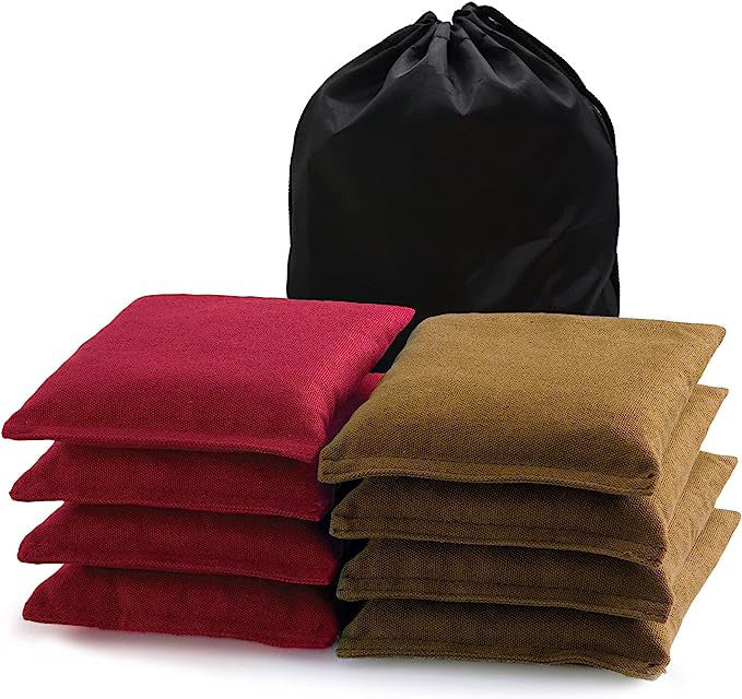 Corn Hole Bags - Regulation Size and Weight - 8 Bags Choose Colors