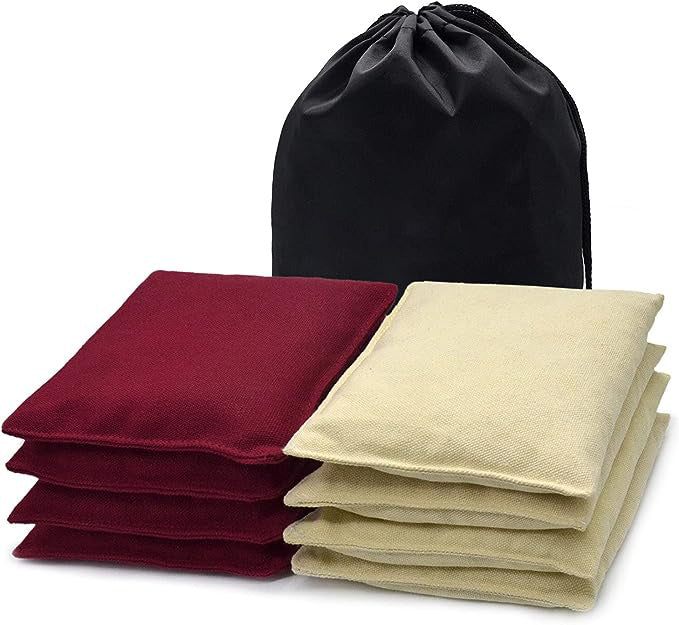 Corn Hole Bags - Regulation Size and Weight - 8 Bags Choose Colors