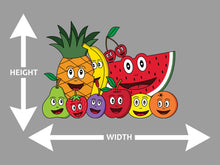 Cartoon Fruit Wall Art Decal