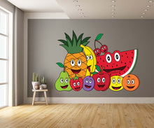 Cartoon Fruit Wall Art Decal
