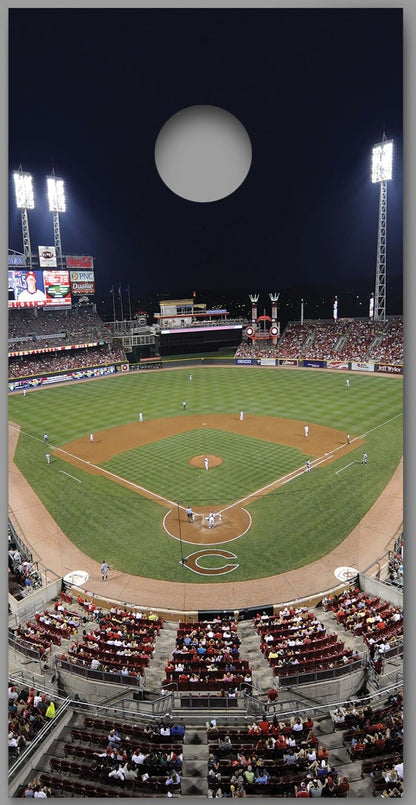 Cincinnati Great American Ballpark Corn Hole Board Decal Wrap