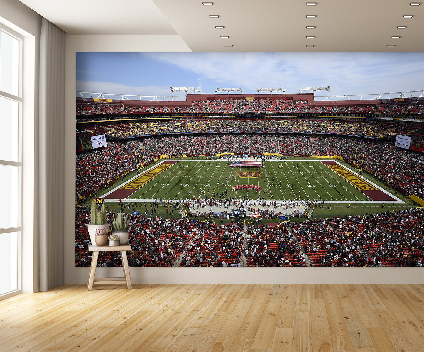 Northwest Stadium Wall Mural