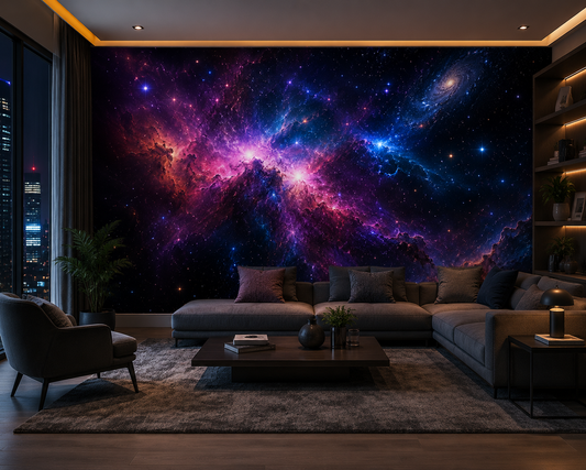 Cosmic Galaxy Nebula Wall Mural