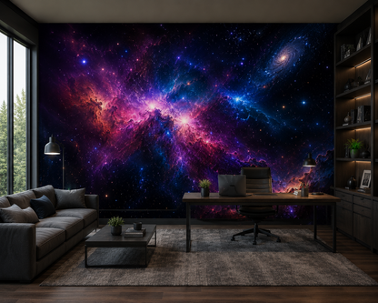 Cosmic Galaxy Nebula Wall Mural